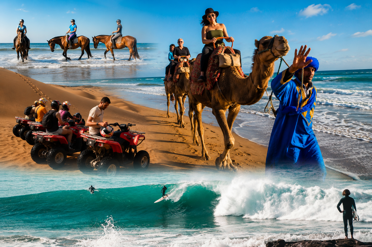 Surf, quad & expériences autour d’Agadir